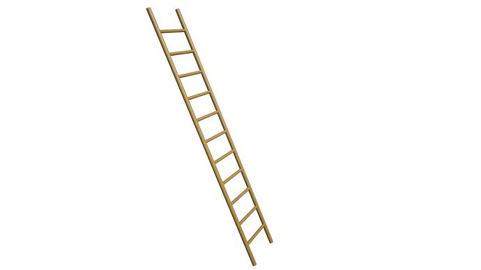 Ladder for excavations in temporary works